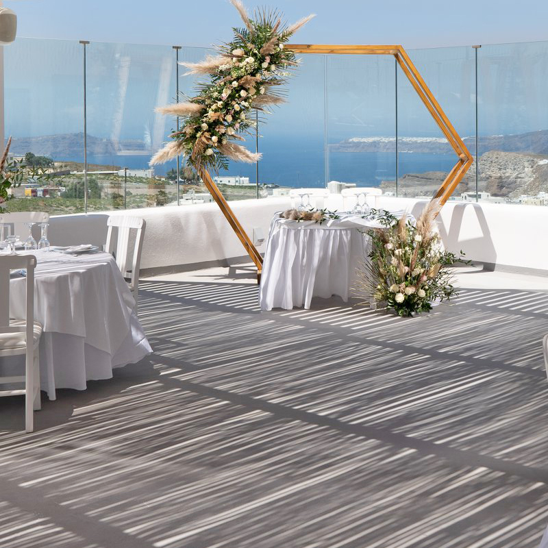Santorini Wedding decoration