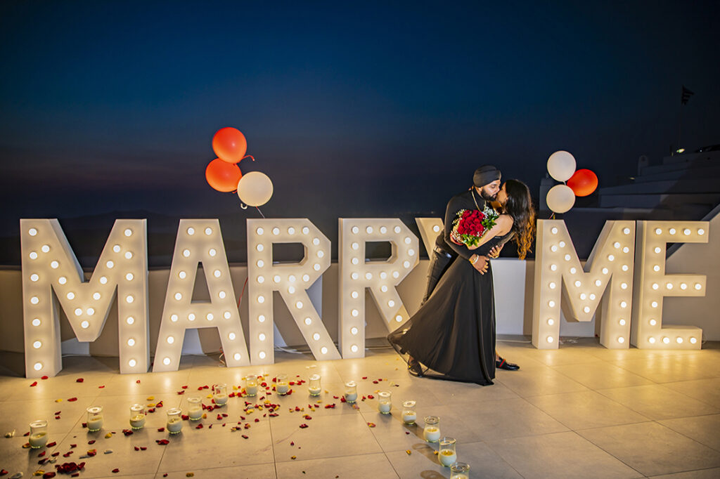 Santorini proposal Private Dining