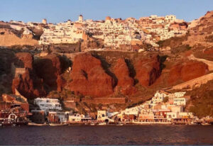 santorini sunset sailing