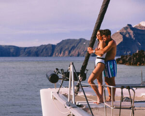 Santorini catamaran day trip