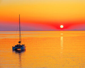 Thira-Santorini-Sailing