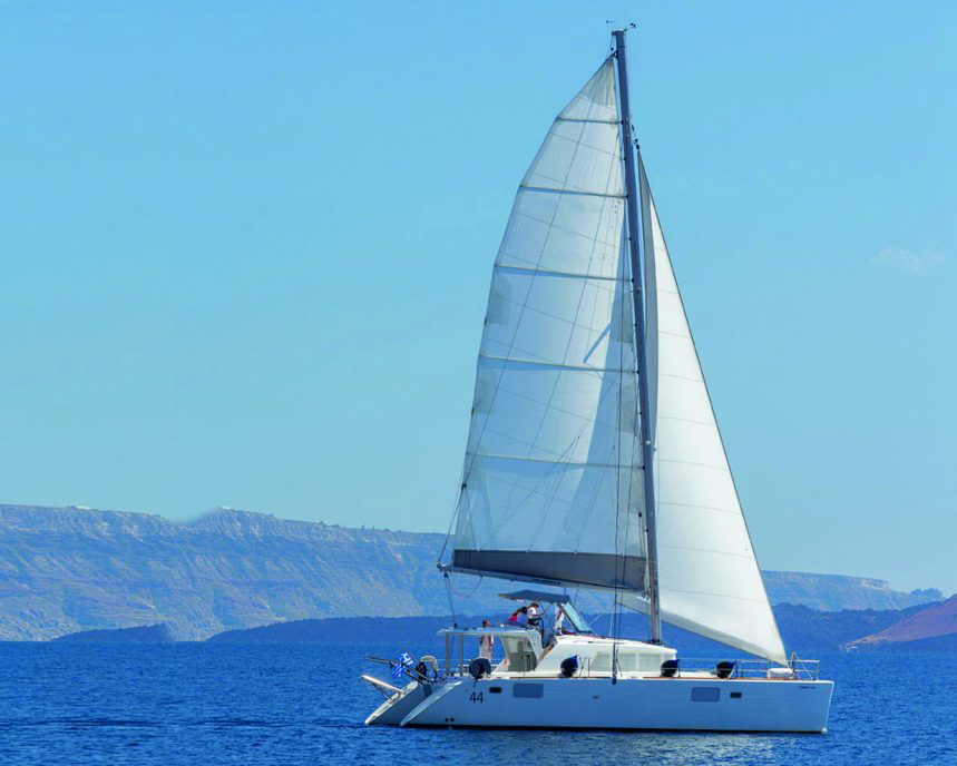 Santorini catamaran cruise