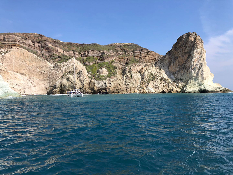 santorini white beach